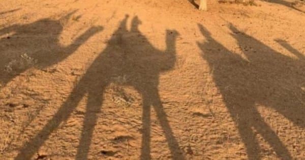 Overnight Stay Under Stars On Desert