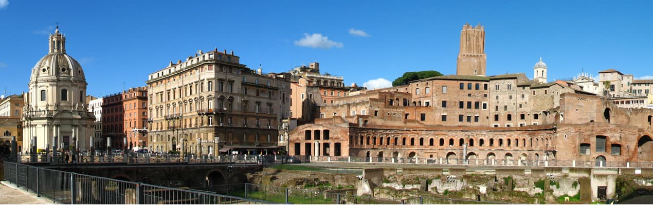 The Last and Largest of the Imperial Forum in Rome  