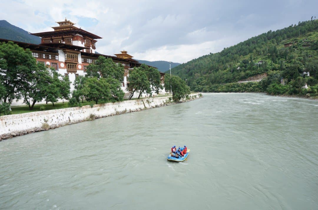 Rafting in Punakha