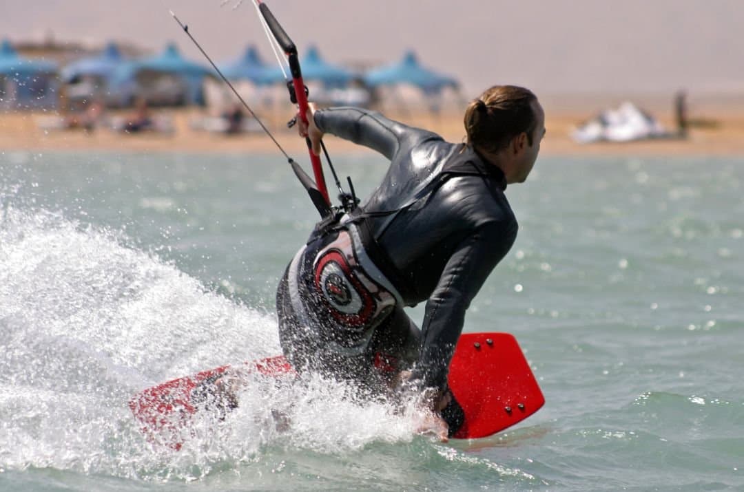 Kitesurfing in El Gouna