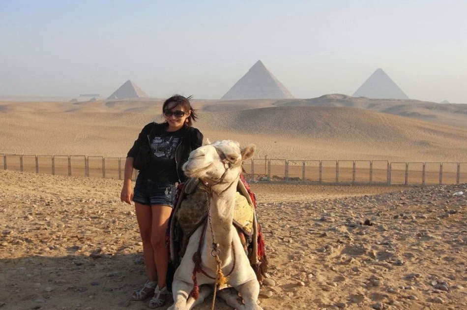 Sunrise or Sunset Camel Ride Around the Giza Pyramids Desert - Photo 2