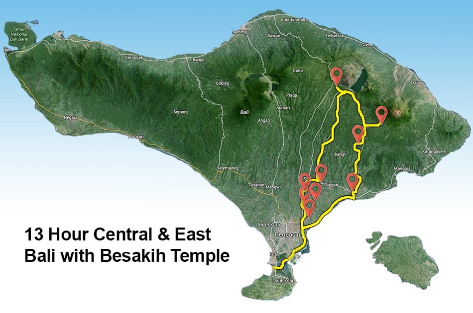 13 Hour Private Tour of Central & East Bali With Besakih Temple - Photo 2