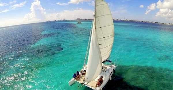 7 Hour Isla Mujeres Nalgone Catamaran Tour (up to 12 people) - Photo 1