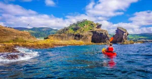 Kayaking in Vila Franca do Campo Islet - Photo 1