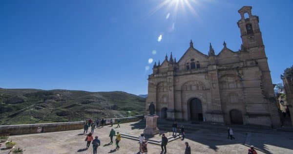 The City of Antequera and Torcal from Granada