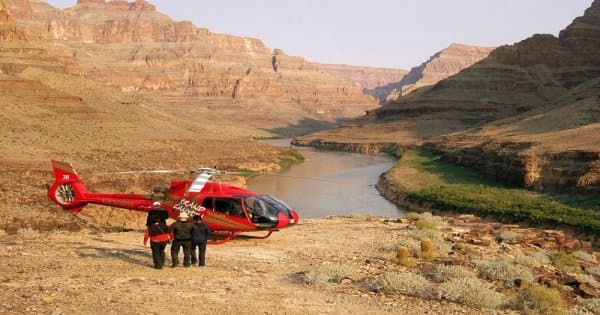 Grand Canyon South Rim Bus Tours with Helicopter Ride