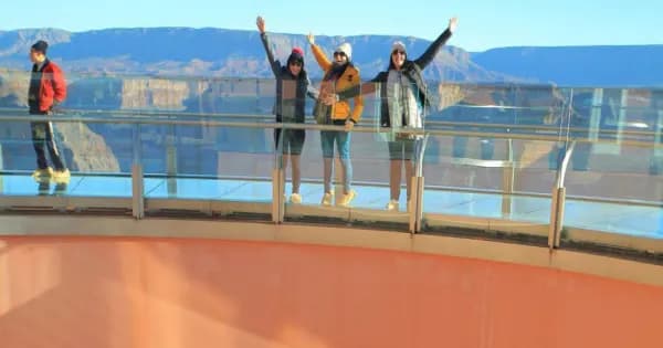Grand Canyon West Rim Bus Tours with Skywalk Tickets and Hoover Dam Photo Stop