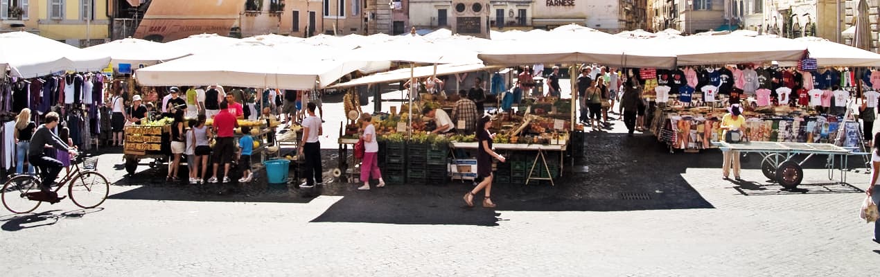 Campo De' Fiori-a Piazza Without a Single Church