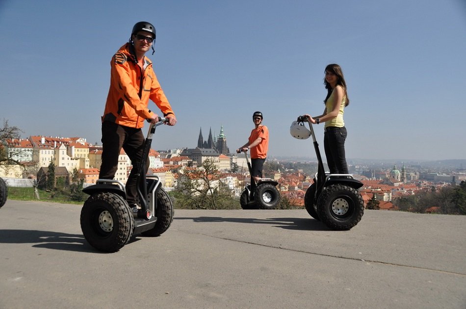 3,5 Hour Grand City Tour of Prague on E-scooter and Segway