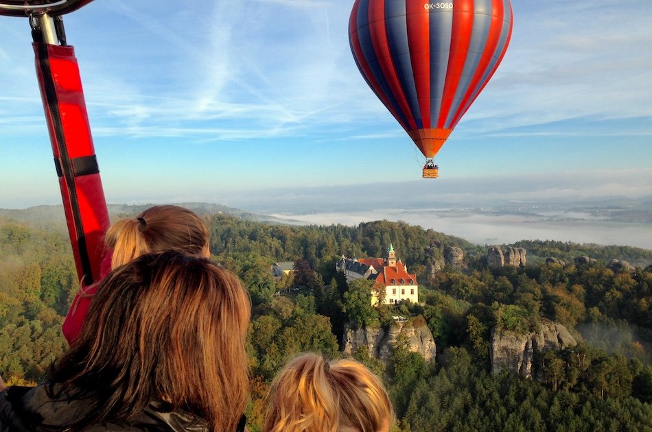 Private Hot Air Balloon Flight Over Prague