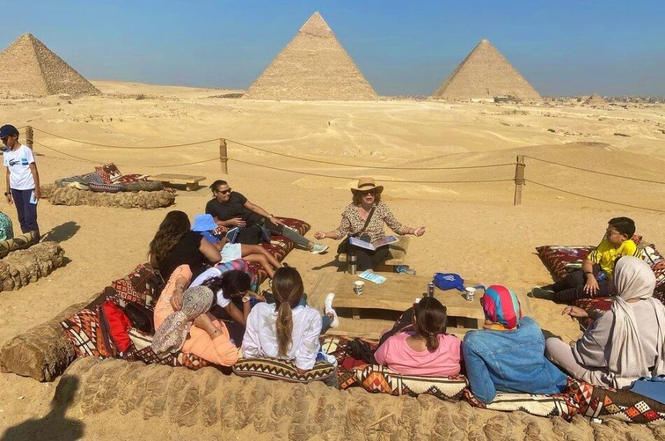 Great Pyramids & Sphinx, Saqqara Step Pyramids and Dahshour From Cairo