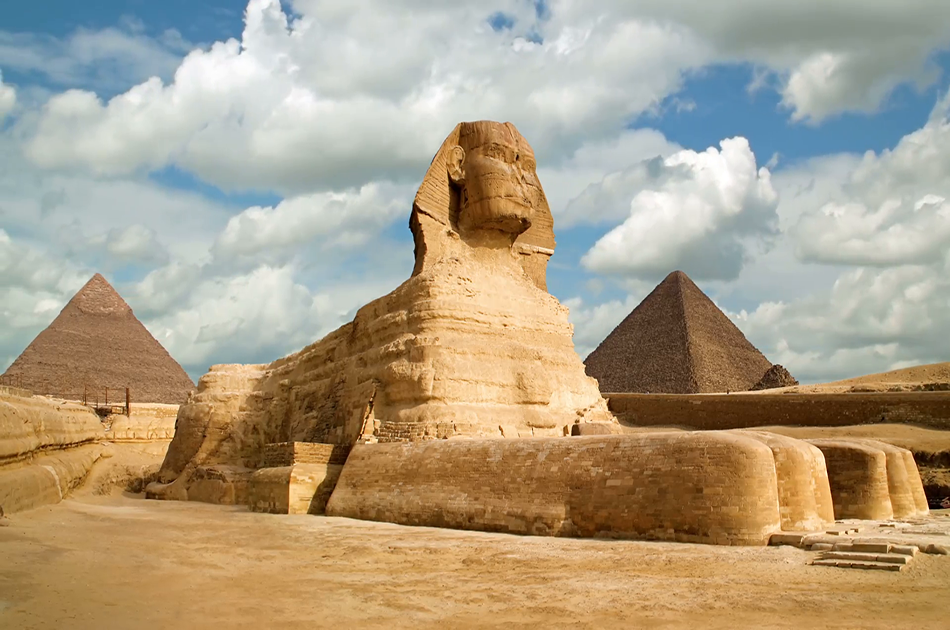 Great Pyramids & Sphinx, Saqqara Step Pyramids and Dahshour From Cairo