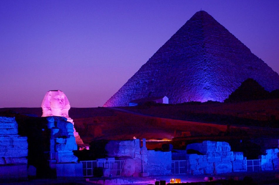 Illuminated Sound & Light Show at the Giza Pyramids