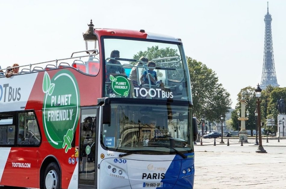 Hop On And Off As Often As You Please And See Paris At Your Own Pace With This Toot Bus Ticket - Pass 1 Day