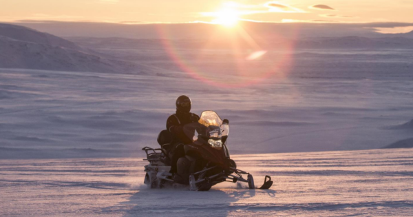 Golden Circle Super Jeep Tour With Snowmobile