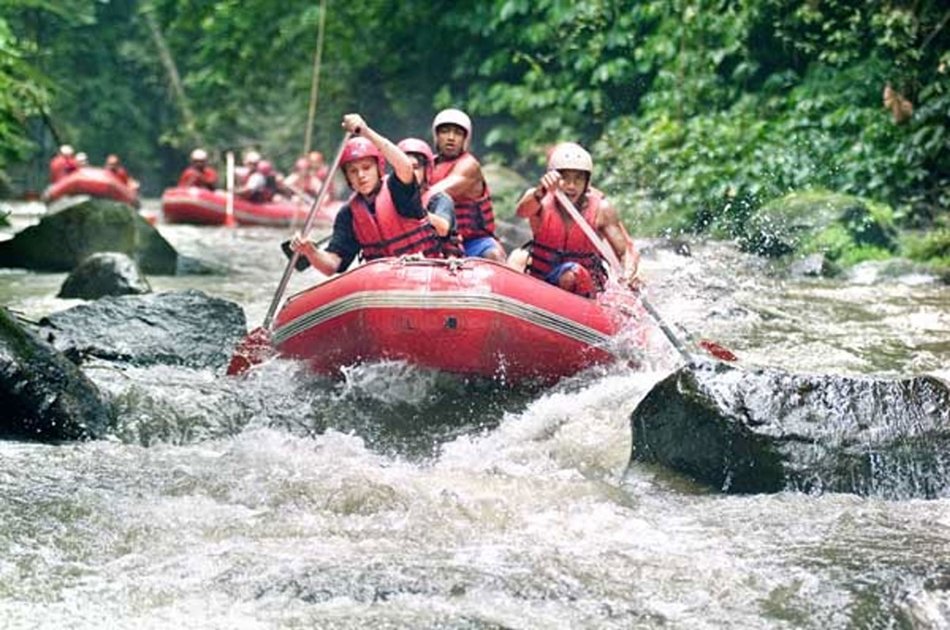 Bali River Rafting and Tanah Lot Sunset Tour