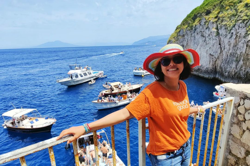 Capri & Anacapri With Blue Grotto From Sorrento