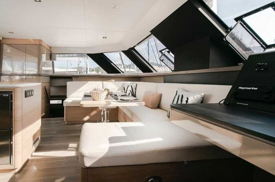 Catamaran sail tour to the caves of Polignano a Mare