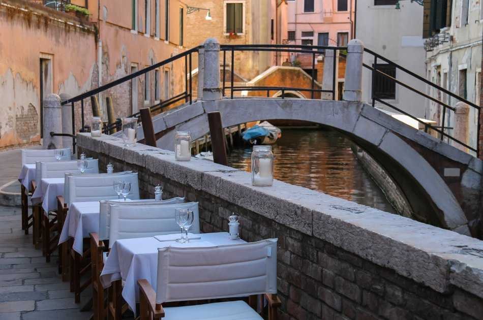 Dinner in a Typical Venetian Restaurant