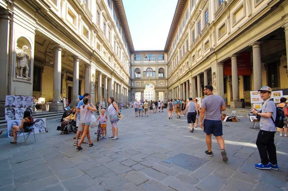 Florence Afternoon Guided City Tour with Santa Croce Church, Piazza Della Signoria & Uffizi Gallery