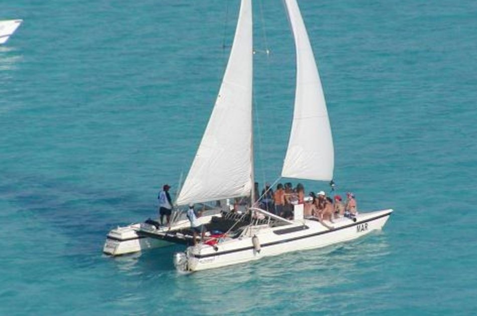 7 Hour Isla Mujeres Catamaran Mr 36 Private Tour (up to 20 people)