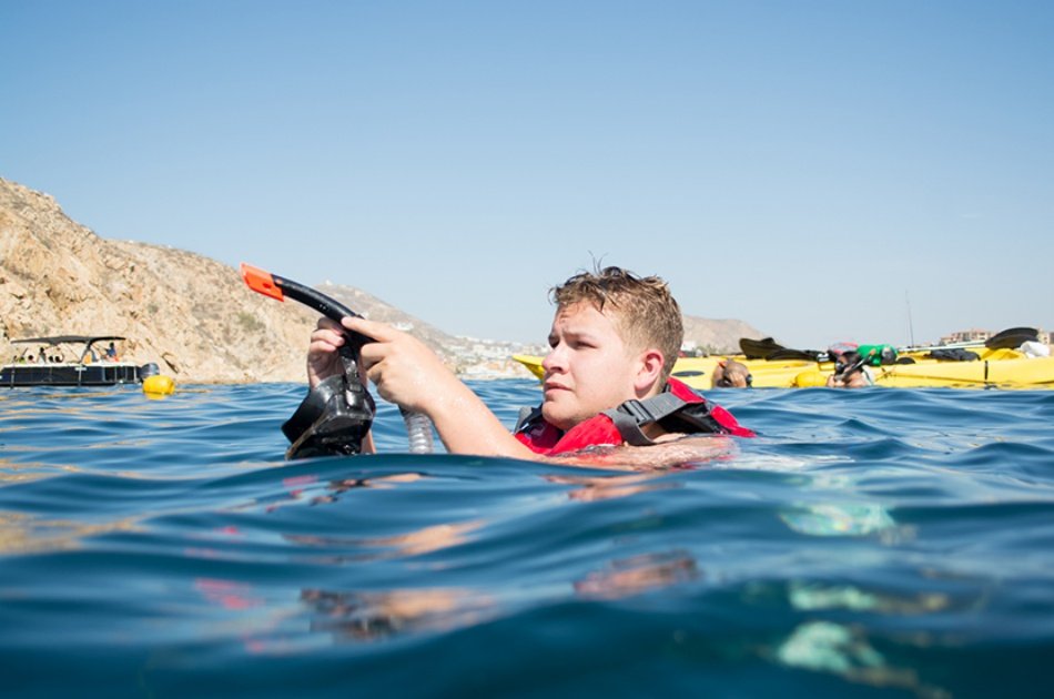 Cabo Glass Bottom Kayak and Snorkel Tour at the Arch