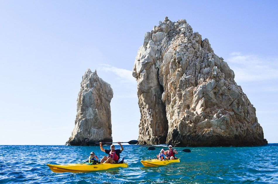 Cabo Glass Bottom Kayak and Snorkel Tour at the Arch
