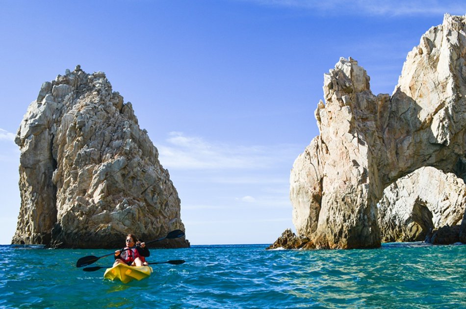 Cabo Glass Bottom Kayak and Snorkel Tour at the Arch