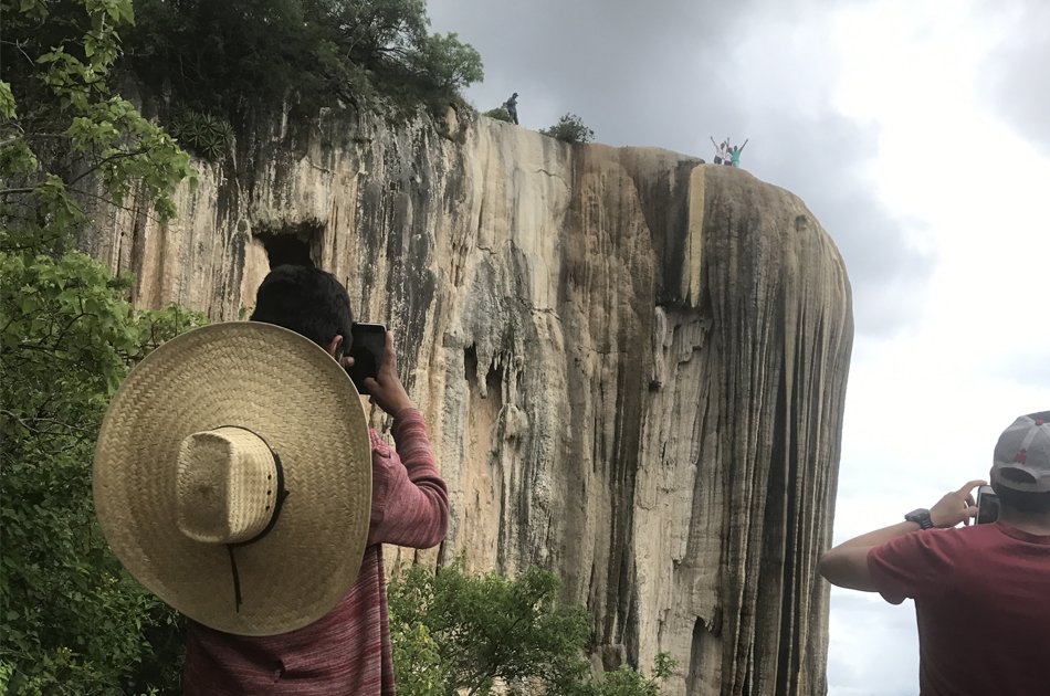 Walk through the Petrified Waterfalls of Hierve el Agua, Oaxaca