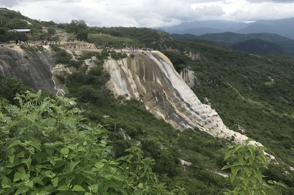 Walk through the Petrified Waterfalls of Hierve el Agua, Oaxaca