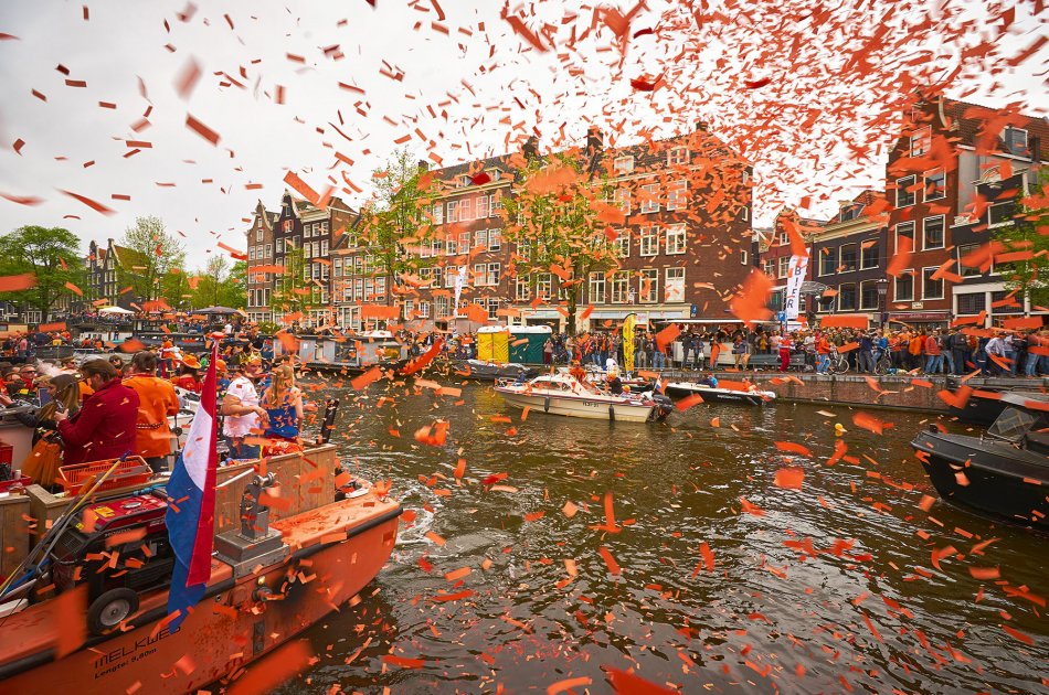 Amsterdam Kings Day Private Boat