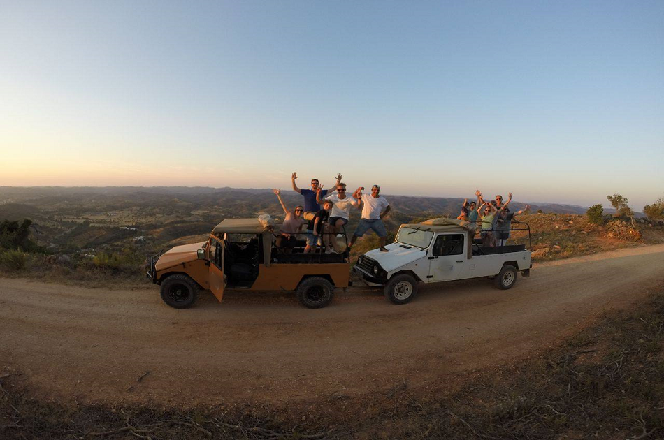 Algarve Sunset Jeep Safari Tour from Albufeira