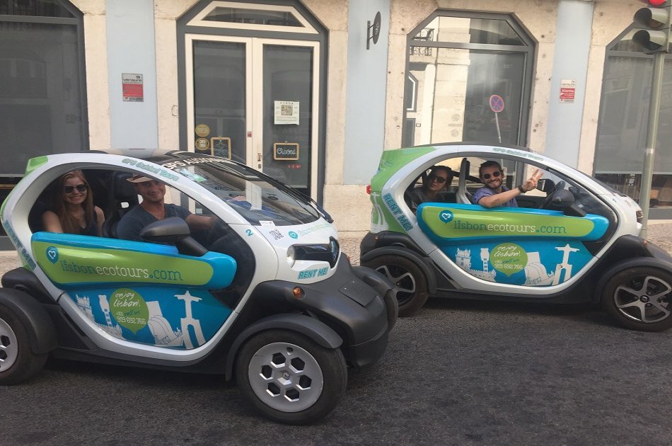 Full Day tour in Lisbon by electric car (Twizy) with Audio Guide