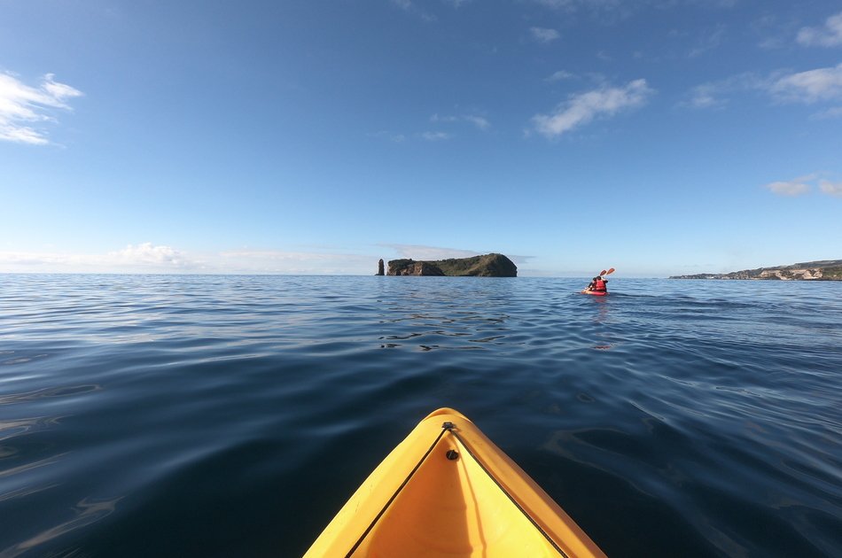 Kayaking in Vila Franca do Campo Islet
