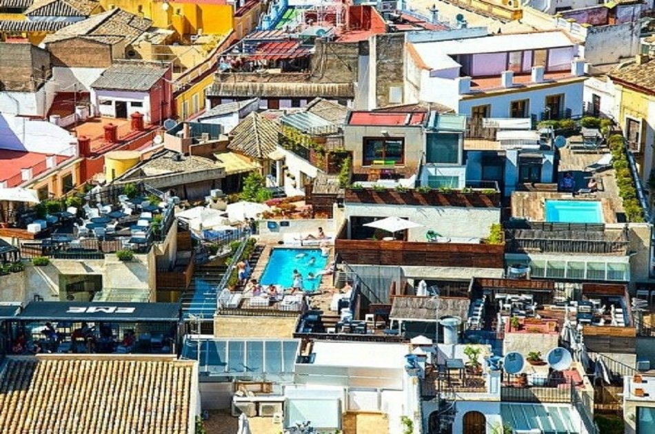 Private View of Seville From The Rooftops