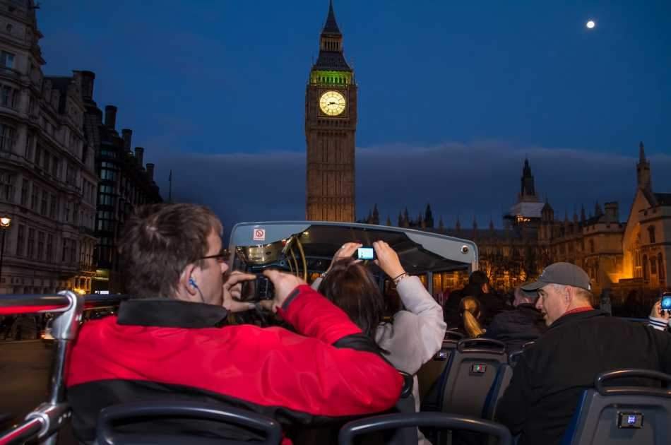 London By Night Open Top Bus Tour