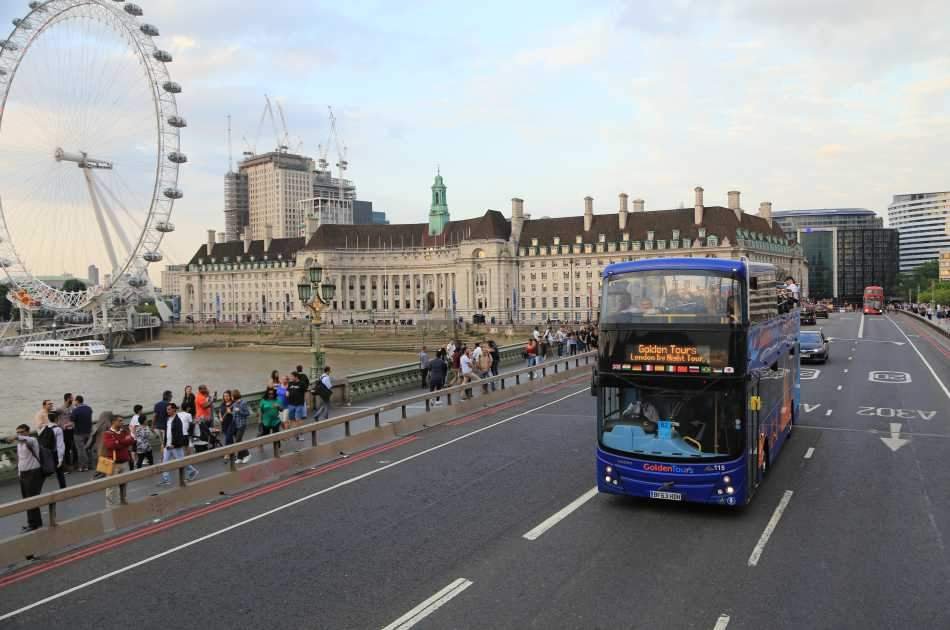 London By Night Open Top Bus Tour