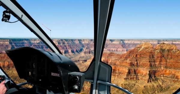 Grand Canyon South Rim Tour by Luxury Limo Van with Helicopter Ride
