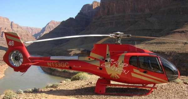 Grand Canyon West Rim by Luxury Limo Van With Helicopter and Pontoon Ride