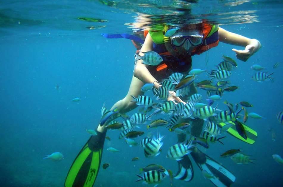 Island & Snorkeling Private Tour by Wooden Boat