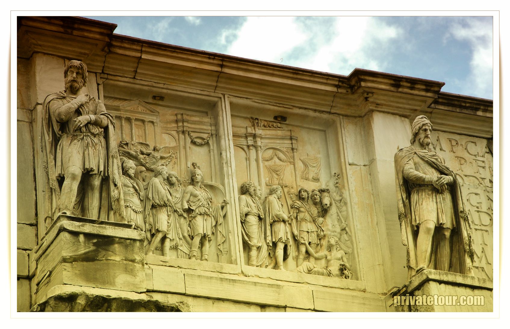 Private tours of Colosseum and the Arch of Constantine