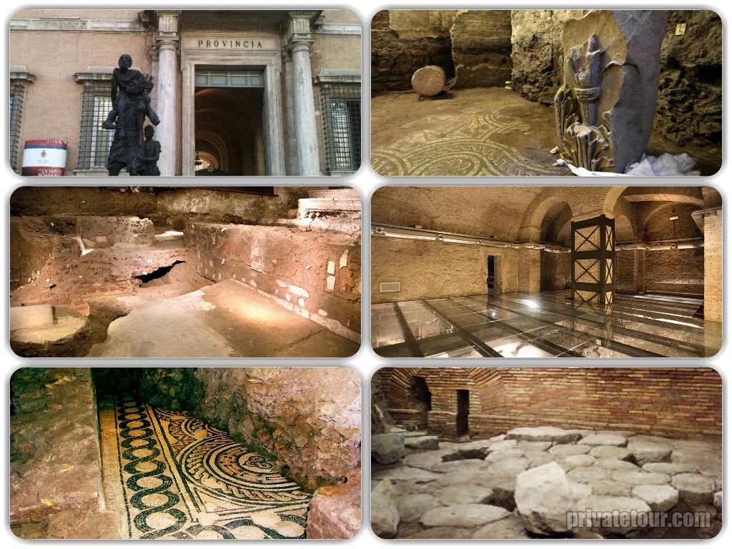 Private Tour of Le Domus Romane Di Palazzo Valentini 
