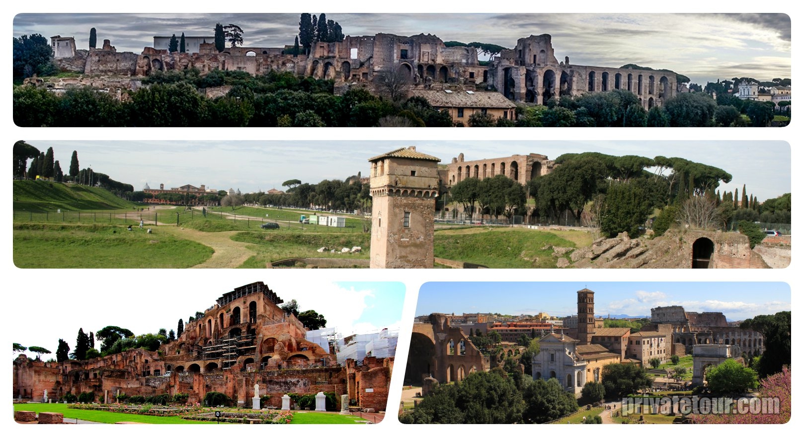 The Hill of Palaces---The Palatine Hill
