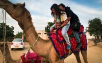 Private Quad Bike and Camel Ride Safari on a Desert Sunrise Tour