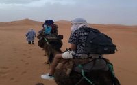 Private Quad Bike and Camel Ride Safari on a Desert Sunrise Tour